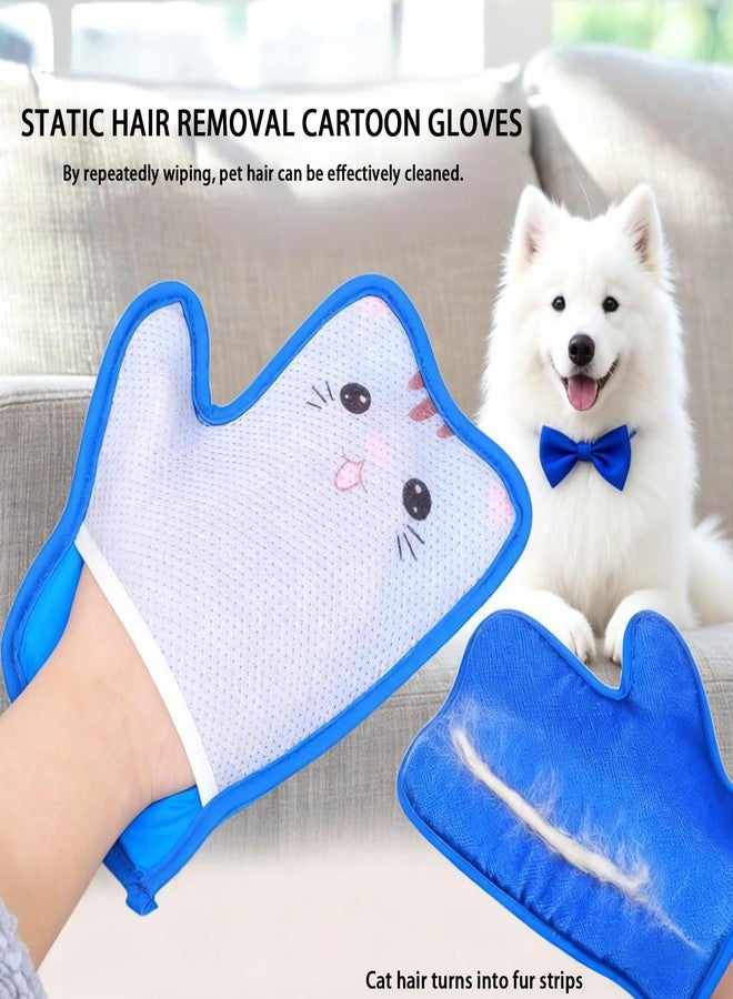 Yehenarn Pet Hair Removal Glove for Dogs & Cats, 2PCS Upgraded Electrostatic Pet Hair Remover Gloves, Cute Pet Hair Removal Tool Ideal for Furniture, Car Seat, Clothes, Couch, Bed, Carpet - Image 4